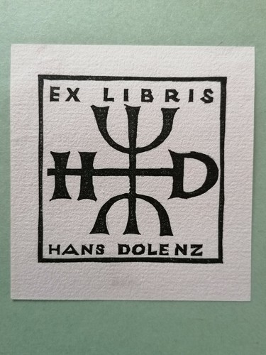 Exlibris hans dolenz - dolenz, (37)