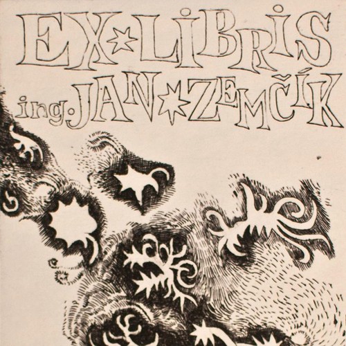 Václav houf exlibris jan - houf,