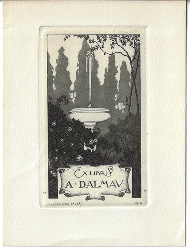 Luis garcia falgas exlibris - luis,