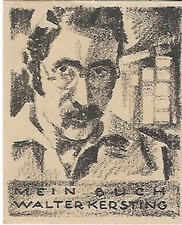 Original Druck Exlibris: Mein