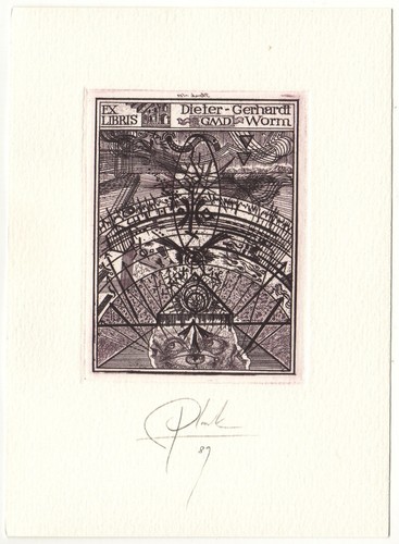 Heinz plank exlibris - plank:,