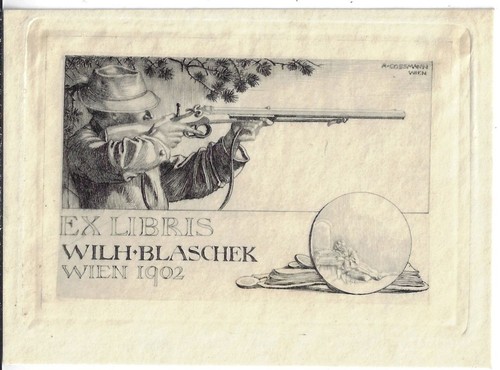 Alfred cossmann exlibris für - cossmann:,
