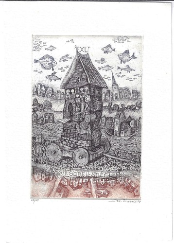 Eva bruszis exlibris - eva, für