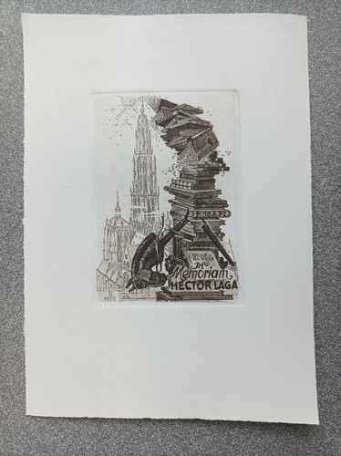 Exlibris otto holl zum - exlibris,, holl,