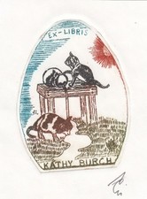 Exlibris Bookplate Radierung