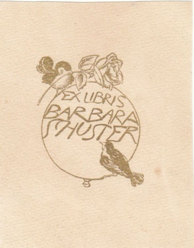 Exlibris bookplate klischee - exlibris,
