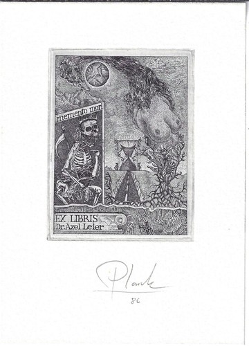 Heinz plank exlibris - exlibris, für
