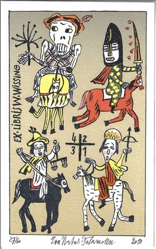 Eva natus salamoun exlibris - eva, salamoun: