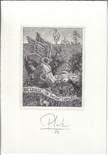 Heinz plank exlibris - heinz, für