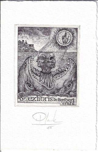 Heinz plank exlibris für dr - heinz,