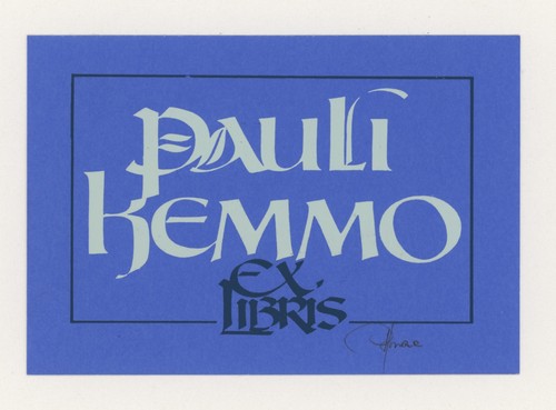 Hannu paalasmaa exlibris - paalasmaa,