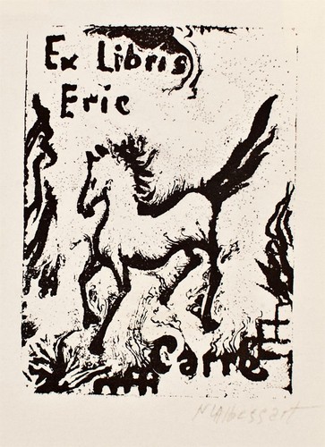 Pferd exlibris eric - exlibris,