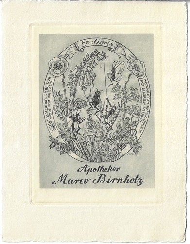 Mathilde ade exlibris für - exlibris,