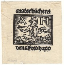 HANS HALM: Exlibris für