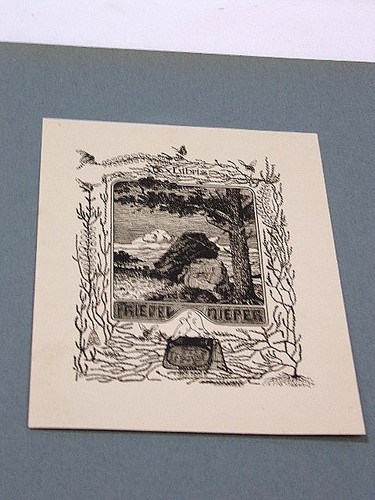 Libris entwurf otto krenge - ex,
