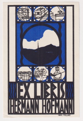 Exlibris ernst pollak - pollak,