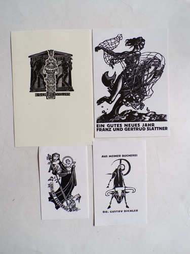 Exlibris konvolut von - ,,