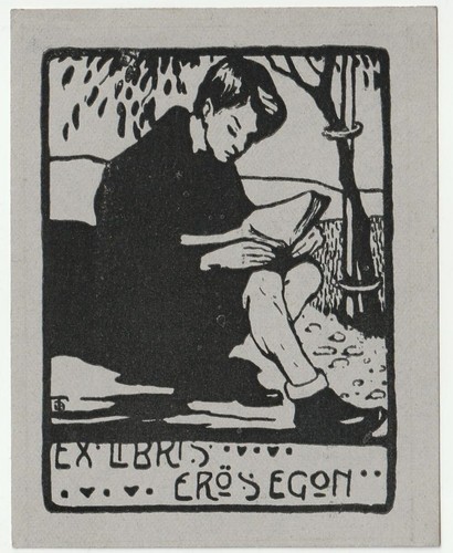 Dezsö tipary exlibris für - dezsÖ,