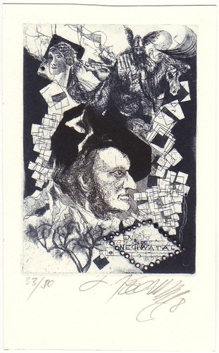 Leo bednarik exlibris für - leo, bednarik: