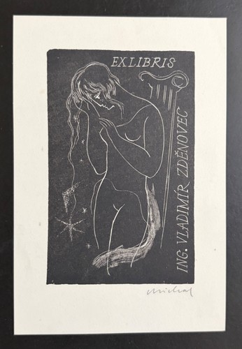 Exlibris erotik nakte - exlibris,