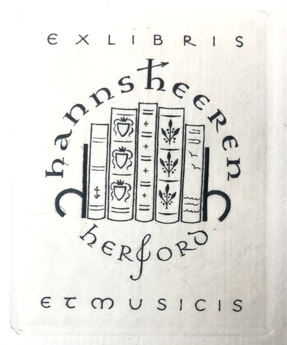 Libris gerhard tag - ex,