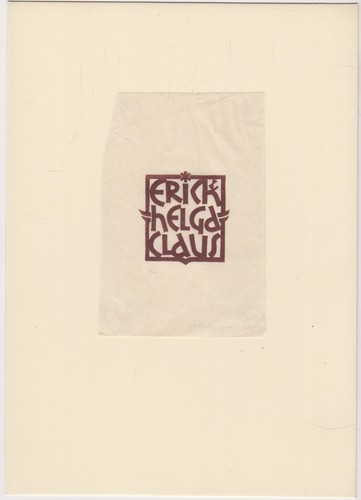 Original grafik exlibris - original,