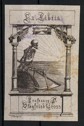 Exlibris professor siegfried - exlibris,