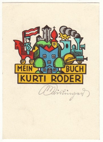 Max kislinger exlibris für - exlibris,