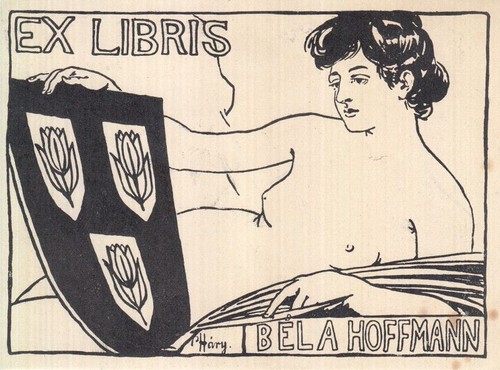 Exlibris bookplate klischee - exlibris,
