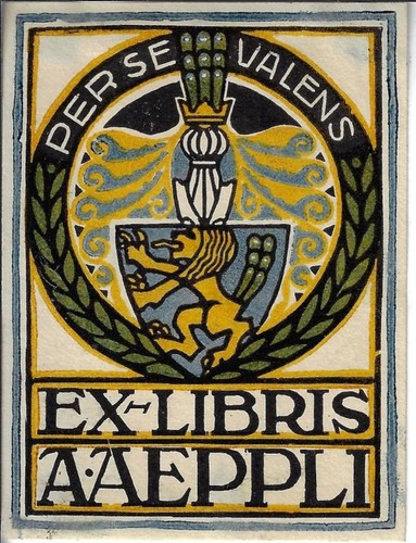 August aeppli heraldisches - aeppli:,