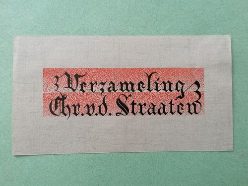 Exlibris adrianus ruyter - de,
