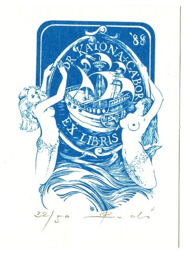 Bedö exlibris für dr - für,