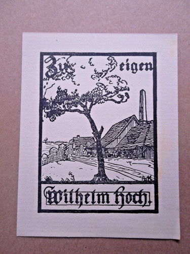 Altes exlibris wie bilder - altes,