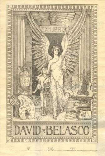 Exlibris david belasco - exlibris,