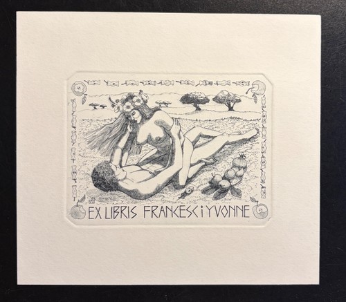 Exlibris erotik für francese - ,