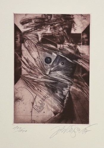 Jiri brazda exlibris for - jiri, dr
