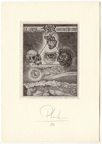 Heinz plank exlibris für - heinz,