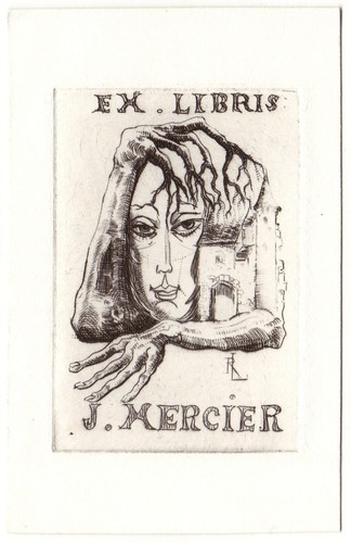Leraud exlibris für j - exlibris,