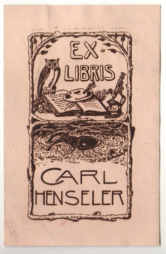 Anonym exlibris für - anonym:,