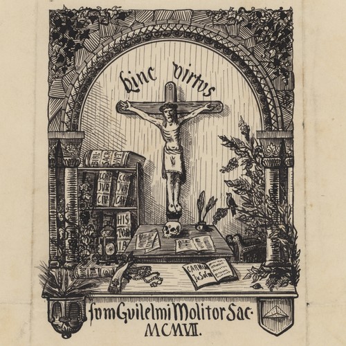 Exlibris zeichnung tinte - zeichnung,