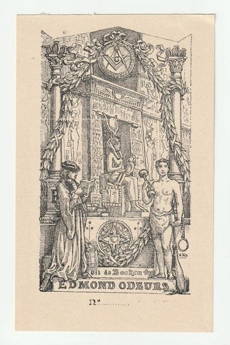 Kas exlibris für edmond - a.,