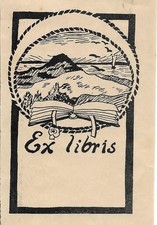 Original Druck Exlibris