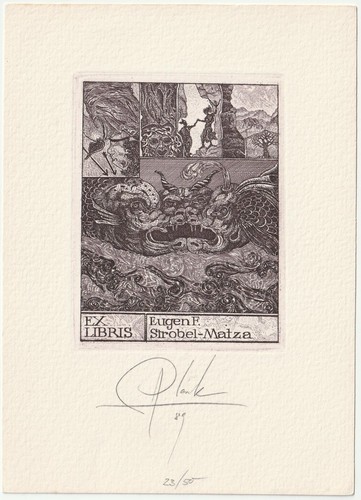 Heinz plank exlibris für - heinz,