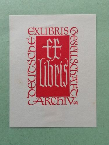 Exlibris deutsche - exlibris,
