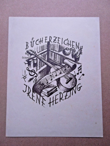 Altes exlibris wie bilder - ,
