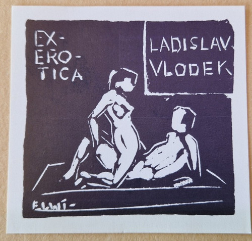 Börge elwi carlson exlibris - börge,