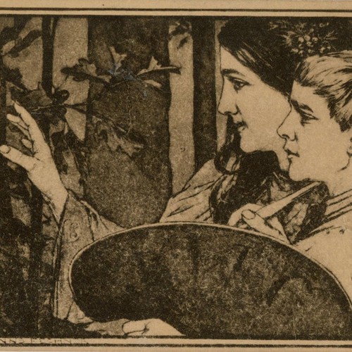 Exlibris jugendstil - exlibris,
