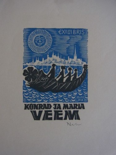 Exlibris konrad maria - exlibris,