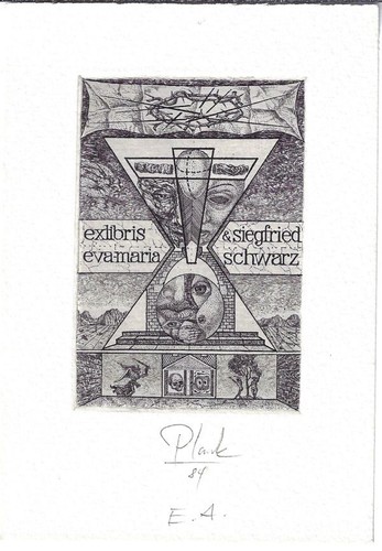 Heinz plank exlibris für - plank:,