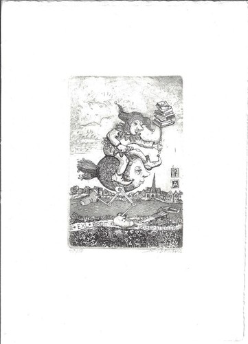 Eva bruszis exlibris für - eva,